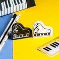 thumbnail image 6 of vlrwzc 6 Pcs/set Music Pencil Stationery Set Piano Prizes Music Note Pencil Rulers Piano Erasers Music Themed Gifts for Classroom First Day of Decorations, 6 of 7