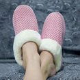 thumbnail image 3 of Pantoufles de Maison en Mousse à Mémoire de Forme Douce pour Femmes Confort Enfiler des Chaussures de Maison en Molleton Pelucheux Pantoufles de Chambre à Coucher pour Femmes Usage Extérieur Intérieur, 3 of 8