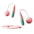thumbnail image 1 of jinwen Weighted Jumping Rope Skipping Rope for Exercise Training Adults pink, 1 of 6
