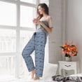 thumbnail image 4 of KLL Womens Cute Whale Print Pajama Pants Soft Pajama Bottoms for Women Cozy Lounge Pants, 4 of 5