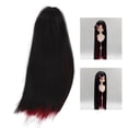 thumbnail image 1 of Pelucas Para El Cabello De Muñeca, Simulación De Alta Simulación Dual Color 1/4 Pelucas De Muñecas Con Bola Con Flequillo, Fibra De Alta Temperatura Muñeca Larga Peluca De, 1 of 7