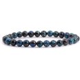 thumbnail image 1 of Angelstones Bracelet Extensible en Perles Rondes de 6mm Chrysocolla Naturelles 6.5 Pouces Unisexe, 1 of 2