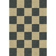 thumbnail image 4 of WIPONKEN 2'x3' Small Area Rug for Entryway Laundry Bathroom Bedroom Entrance Kitchen Dorm Checkered Rugs Non-Slip Washable Black and Brown Geometric Modern Contemporary Carpet Soft Indoor Door Mat, 4 of 5