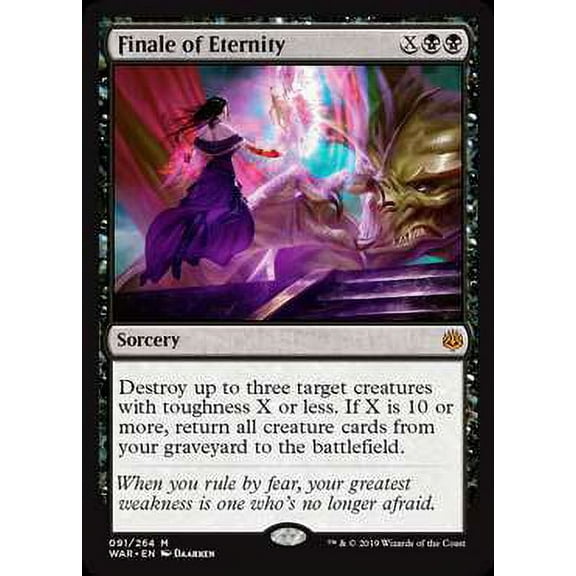 MtG War of the Spark Mythic Rare Finale of Eternity #91