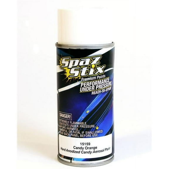 Spaz Stix 15159 Candy Orange Aerosol Paint 3.5oz Can