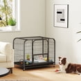 thumbnail image 2 of PawHut Cage pour Chien Robuste, Grande Cage pour Chien avec Roues et Plateau, 2 of 10