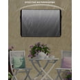 thumbnail image 6 of Outdoor TV Cover 30 to 32 Inch Weatherproof, Grey White Gradient Waterproof TV Screen Protector for Outside Decor with Zipper and Pocket 30"L x 19"H&nbsp; , Abstract Watercolor, 6 of 7