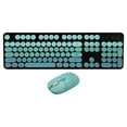 thumbnail image 2 of Retro Punk Wireless Keyboard and Mouse Combo, 2.4G USB Keyboard with 3 DPI Adjustable Gaming Mouse Set, 2 of 7