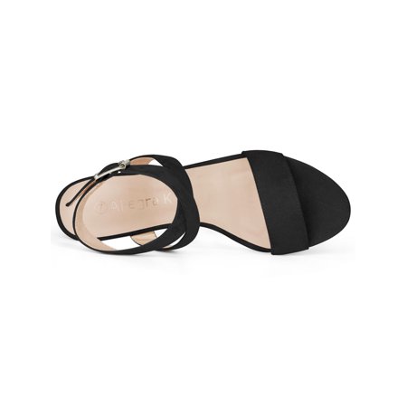 gorg ankle wrap block heel sandals nine west