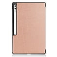 thumbnail image 3 of Dteck Case for Samsung Galaxy Tab S10 Ultra 14.6 inch (SM-X920/X926B) 2024,Ultra Slim Leather Tri-Fold Stand Case Auto Wake/Sleep Cover for Galaxy Tab S10 Ultra 14.6 inch 2024,Rosegold, 3 of 9