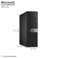 thumbnail image 3 of Restored Dell OptiPlex 3040 SFF Desktop PC Intel Quad Core I5-6500 3.2Ghz Processor, 8GB Memory, 1TB HDD, Wi-Fi, Bluetooth, DVDRW, Mouse and Keyboard, Windows 10 Professional (Refurbished), 3 of 7