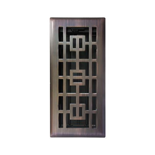 RG3284 Floor Register, Oil-Rubbed Bronze, 4 x 12-In. - Quantity 1
