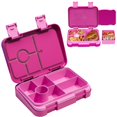 thumbnail image 2 of DJN Home & Garden Double Buckle Compartment Deepens Sealed Lunch Box Color Square Lunch Box，Plastic Box With 5 Compartments, 2 of 8