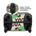 thumbnail image 4 of Easygdp Dog Doing Yoga Double-Sided Printed Elastic Suitcase Protective Cover,Invisible Zipper, Business Trip Luggage Cases,Washable And Resistant To Falling -Small, 4 of 9