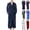 YPR1-Blue, variant on Meichang Womens Zip Up Bathrobe Winter Long Sleeve Full Zip Fleece Robe Soft Fuzzy Fluffy Cozy Warm Plush Robes Long Housecoat with Pockets
