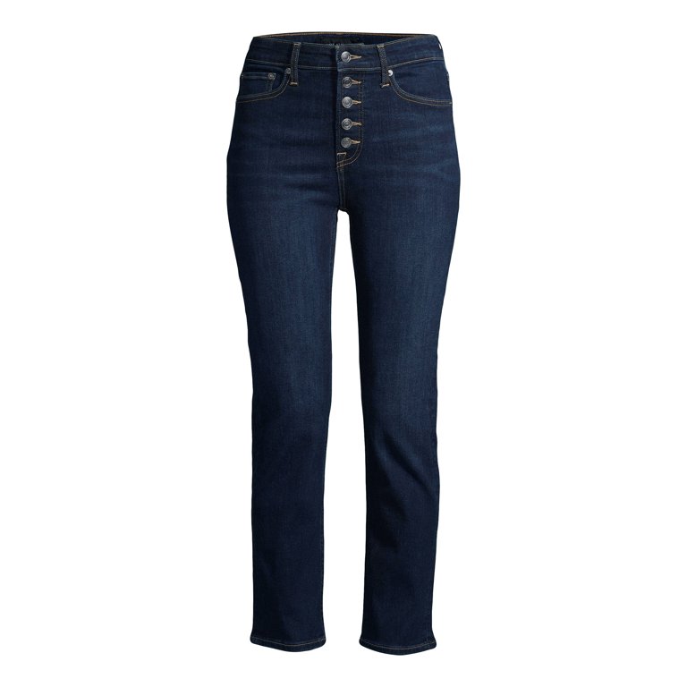 essentials Free Assembly - Free Assembly Women's Essential High-Rise Skinny  Jeans - Walmart.com - Walmart.com blue