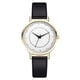 thumbnail image 2 of Reloj redondo de pulsera informal de moda Reloj de pulsera de cuarzo Correa de PU (oro rosa), 2 of 5