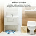 thumbnail image 2 of Homedics Compact Pro Vibrating Massage Foot Spa - Collapsible, Space Saving, Uses Epsom Salt FB-350, 2 of 13