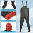 thumbnail image 5 of Chest Waders with Boots for Men&Women Waterproof Fishing Hunting Waders PVC Waterproof Waders for Fly Fishing US-M10/W12, 5 of 5