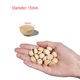 thumbnail image 3 of 50/100 piezas de bolas de madera de media madera sin terminar, bolas de madera partidas naturales, bolas de madera redondas, bolas de artesanía DIY, decoración, juguete artístico para niños, 3 of 5