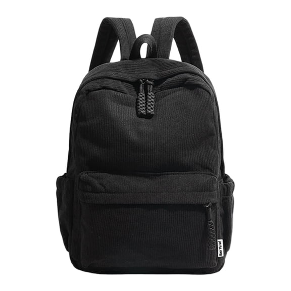 7829 Corduroy Backpack For Women and Men Large Capacity Book Bag With Adjustable Shoulder Strap Travel Daypack Daily Use