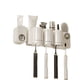 thumbnail image 1 of Estante para cepillos de dientes, estante de almacenamiento para inodoro, estante para pasta de dientes colgante, taza para enjuague bucal, soporte para dientes sin orificios, montaje en, 1 of 1