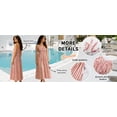 thumbnail image 5 of PUWEI Women's Casual Spaghetti Strap Dress Flowy Swing Boho Dress Stretchy Long Sundress with Side Pockets, 5 of 6