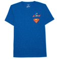 thumbnail image 1 of Camiseta gráfica Hybrid con bolsillo de Superman para hombre azul grande, 1 of 2