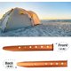 thumbnail image 3 of 6 clavijas de metal resistentes para carpas, clavijas para arena, estacas para carpas de nieve, clavijas para acampar en forma de U, clavijas de aluminio para el suelo, clavos para carpas pa, 3 of 4