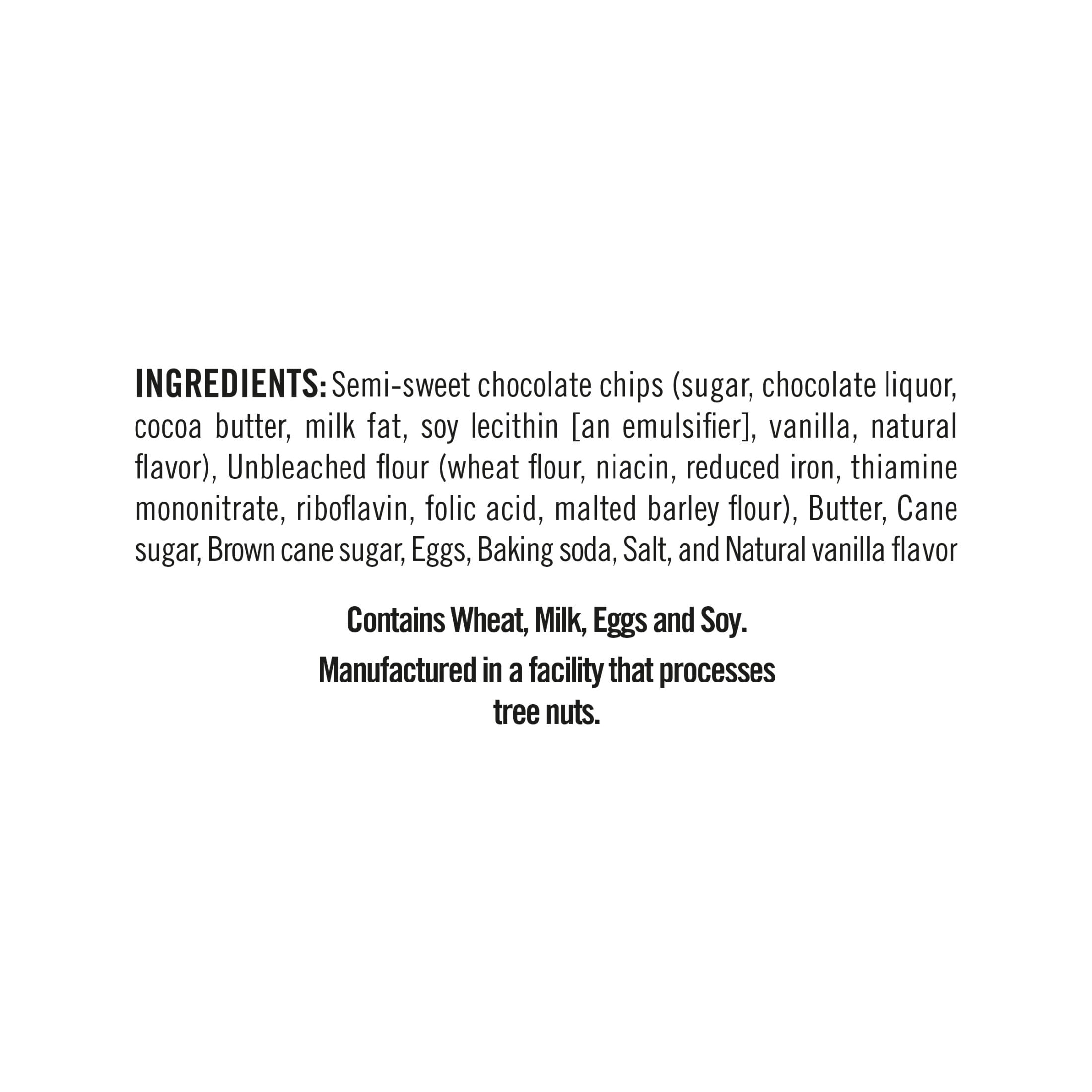 (4 pack) Tate's Bake Shop Chocolate Chip Cookies, 3.5 oz
