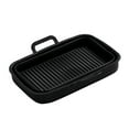 thumbnail image 2 of pitrice Fryer Tray Bake Plate Baking Supplies Heating-resistance Compact Size Smooth Surface Washable Multicolored Kitchen Gadget Black, 2 of 9