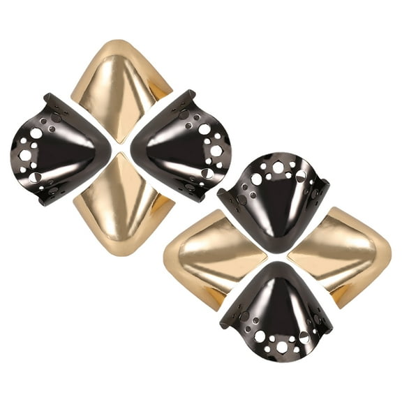 YSNOOWE 8Pcs Metal Shoe Tip Protectors for High Heels Decorative and Protective Assorted Color