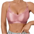 thumbnail image 2 of Wireless Bra for Women, Seamless Everyday Bra No Underwire Daily Wear with Adjustable Straps Breathable, Wirefree Bra Full Coverage for Home Relaxation, Lounging, Light Activity, 2 of 5