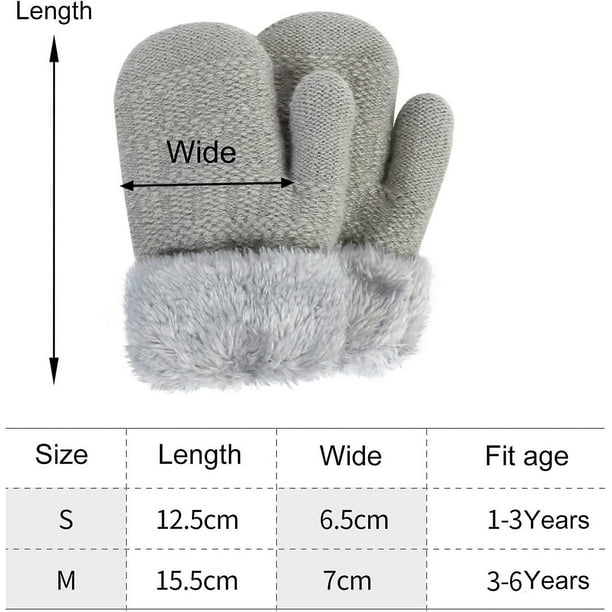 blanc Cass Taille:s)gants tricotes pour enfant moufles femmes mode tricot  no peluche torsion coupe paissi doigts plus polaire gants moufles bb thermi