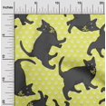 thumbnail image 2 of oneOone Cotton Cambric Yellow Fabric Kawai Fabric For Sewing Printed Craft Fabric By The Yard 56 Inch Wide, 2 of 5