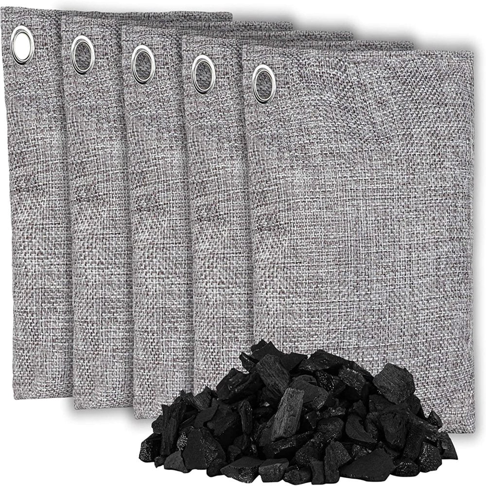 2 Sacs Purificateurs D’air En Charbon De Bambou – 19x8 Cm – Réutilisables, Absorbent Les Odeurs (chaussures, Voiture, Placard) - 5