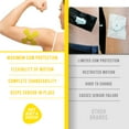 thumbnail image 3 of Not Just a Patch x-Patch CGM Sensor Patches (20 pack) - Water Resistant Omnipod 5 Adhesive Patches - Compatible with Dexcom G6, Libre 2 in Yellow, 3 of 7
