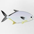 thumbnail image 2 of CafePress - Pompano Fish - Adjustable Unisex Printed Trucker Hat with Mesh Back, 2 of 8
