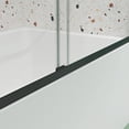 thumbnail image 5 of MAYEERTY 50-54"W x 70"H Double Sliding Shower Bypass Door, Tempered Glass & Stainless Steel Handle, Matte Black, 5 of 18