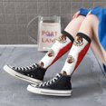 thumbnail image 7 of Women's Knee High Socks Mexican Flag Print Thermal Soft Knee Long Socks, 7 of 7