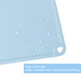 thumbnail image 6 of Waterproof Silicone Pet Feeding Mat w/Raised Edge, Spill-Proof Dog Cat Food Tray, Blue 16x12", 6 of 7