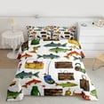 thumbnail image 3 of Homewish Big Bass Fish Full Size Comforter Sets 3-Piece for Kids Children Teens,Fishing Theme Bedding Comforter Set,Rustic Farmhouse Lightweight Bedding Sets,Luxury Bedroom Decor,Reversible, 3 of 9
