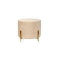 thumbnail image 1 of Alice Ottoman, Beige, 1 of 2