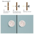 thumbnail image 4 of 4 Pcs Bright Strawberries Knobs for Kitchen Cabinet Cupboard Dresser Bookcase Drawer Pulls Handles Round Home Decor, 4 of 5