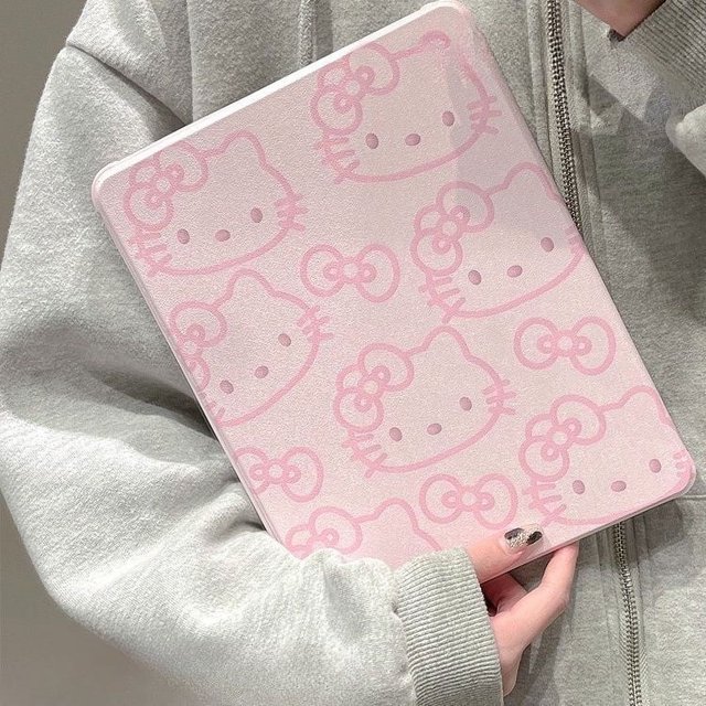 2024 nueva Sanrio Kawaii Hello Kitty funda para IPad para Air1/2/3/4/5th IPad 5/6/10th generación Mini6 IPad Pro funda con tapa para tableta