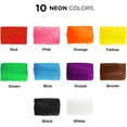 thumbnail image 2 of czcpp-10 Fine Tip Liquid Chalk Markers for Blackboard, Chalkboard Signs, Window, Labels, Bistro, Glass, Car (10 Pack 3mm) - Wet Wipe Erasable Ink Chalkboard Markers, 3mm Reversible Tip Chalk Pens, 2 of 4
