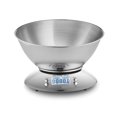 thumbnail image 1 of EeaseCA Digital Kitchen Scale 11lb/5kg Multifunction Accuracy Food Scale with Removable Bowl Tare Clock Temperature Indication, 1 of 5