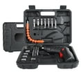 thumbnail image 6 of 47pcs Cordless Electric Screwdriver Set USB Charging Rotatable with LED Light Electric Screwdriver Rotatable with LED Work Light Can Be Used for Household Equipment Repair, 6 of 6