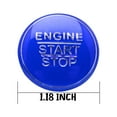 thumbnail image 3 of Xotic Tech Blue Keyless Engine Push Start Stop Button Cap Trim for Toyota Camry Tacoma Prius Avalon, 3 of 6