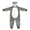 Z-01Grey, variant on Generic Unisex Kids Husky Hooded Jumpsuit, Cozy Flannel Animal Onesie, Winter Party Playwear for Boys Girls